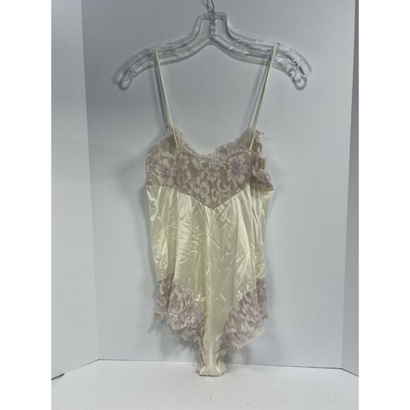 Vintage 1960s Union Made Body Suit Satin Lace Flair Brand Size Medium - Picture 2 of 8